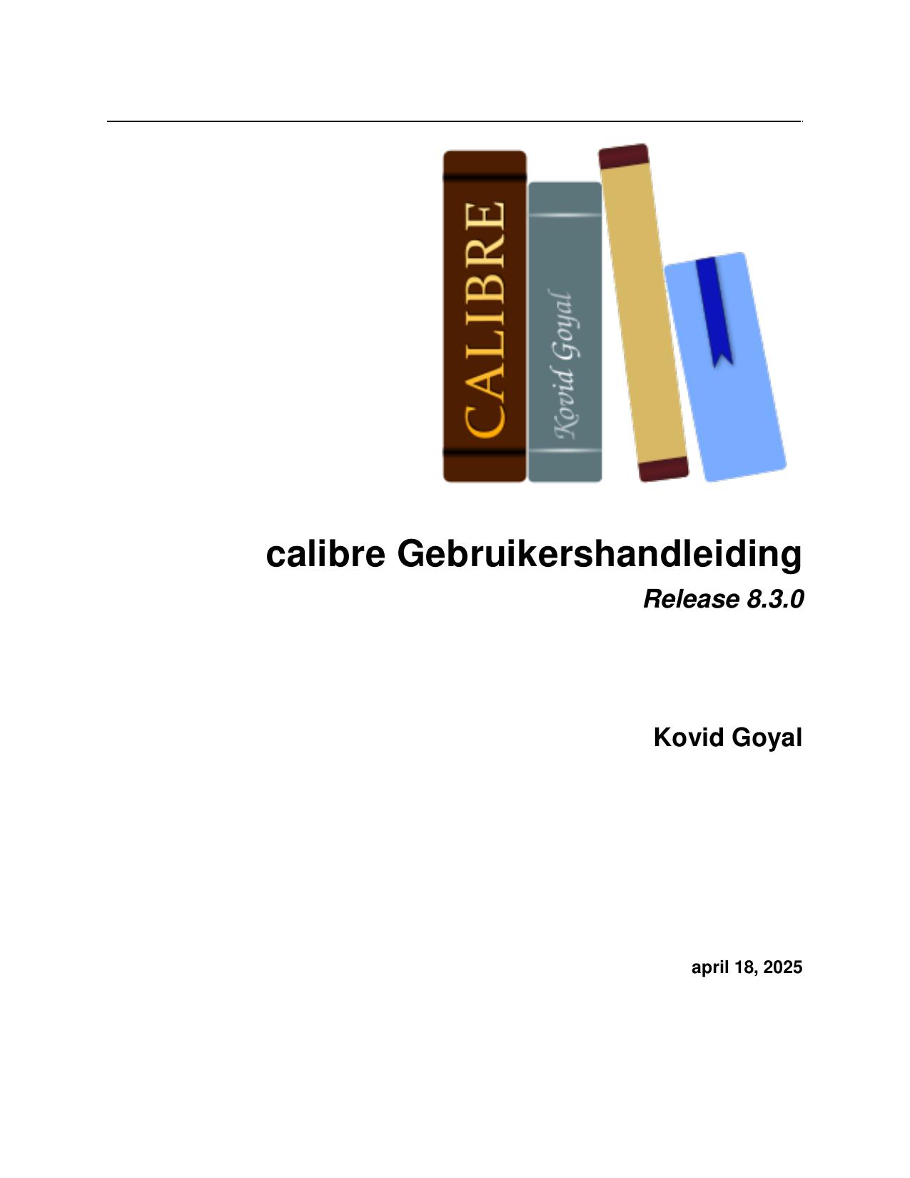 calibre Gebruikershandleiding